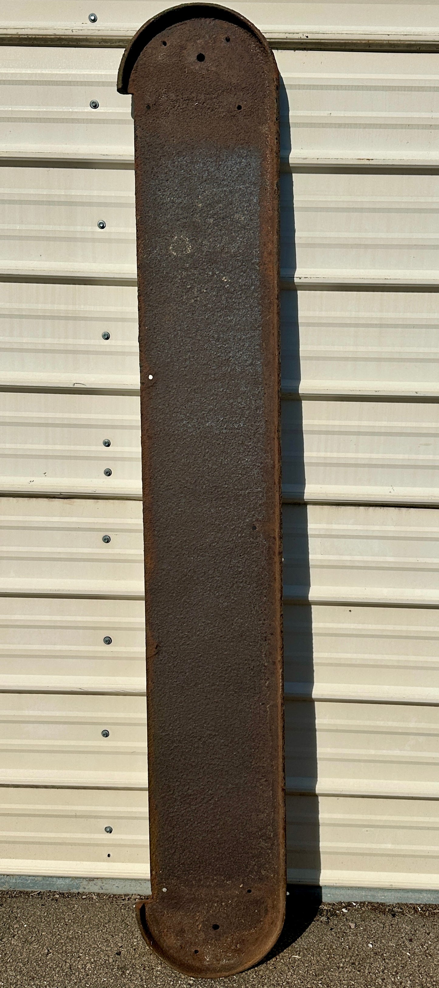 Single, Curved 6+ Ft Long Cast Iron Stair Tread GA20841