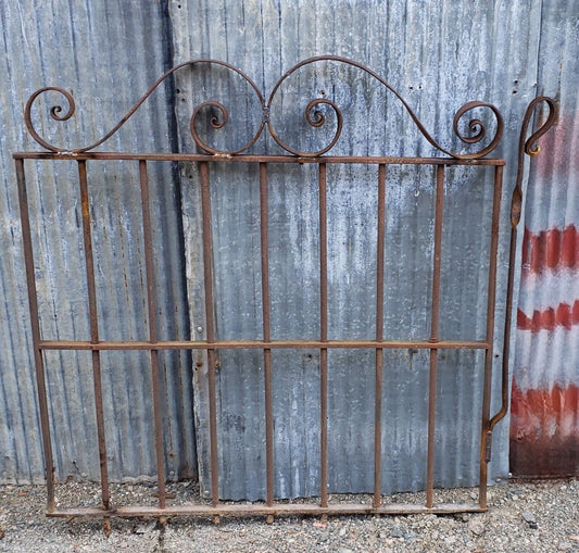 Wrought Iron Gate with Side Latch Bar 37" W x 37" T GS00071