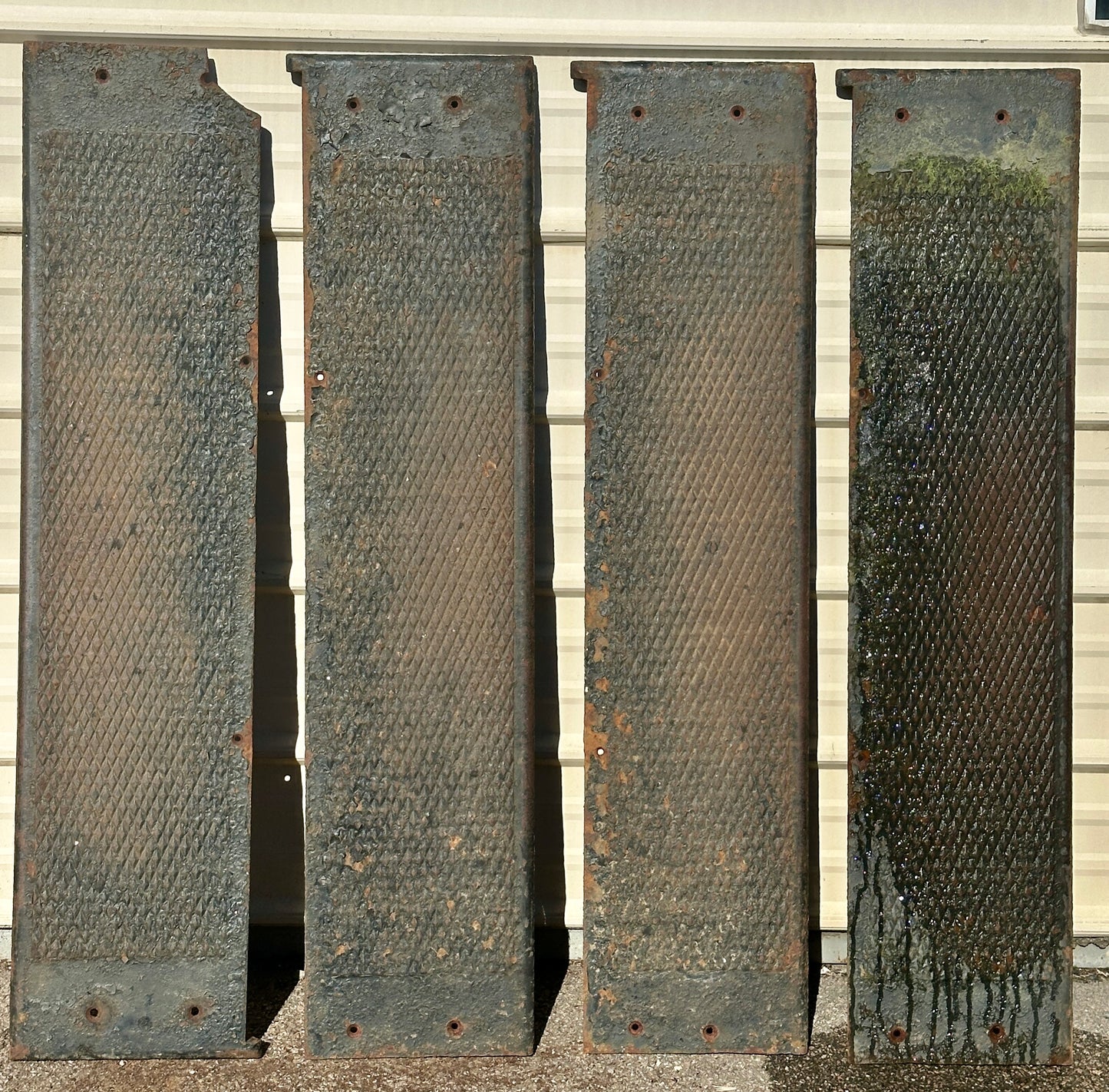 Set of 4 48" Long Cast Iron Stair Treads GA20609