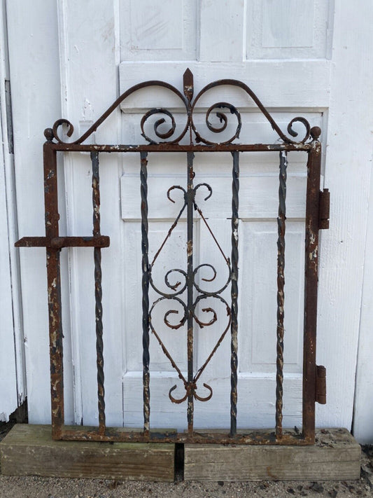 Antique Iron Gate GA20017 - 27 1/4" wide x 37 3/4" tall
