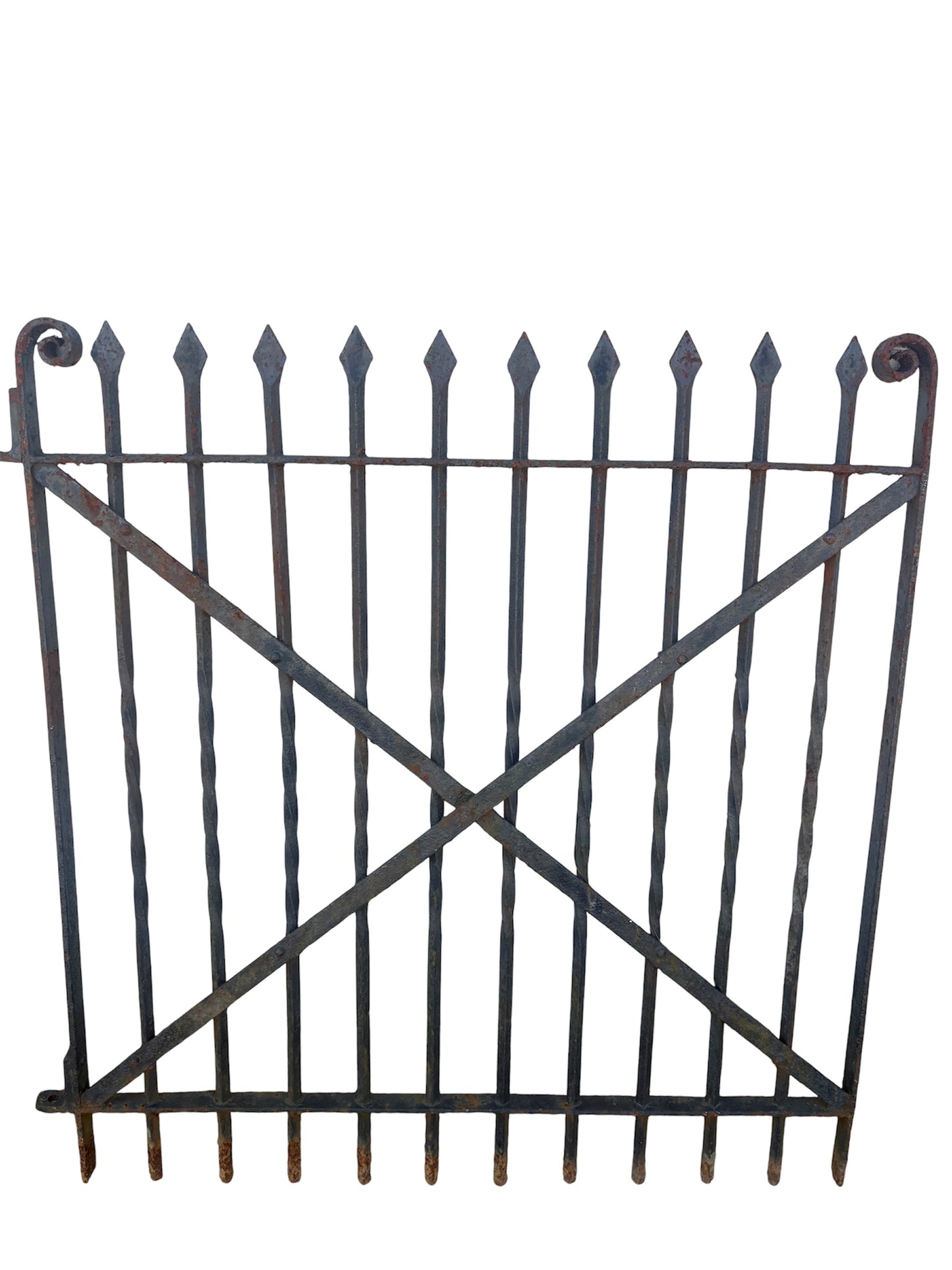 40 inches of antique wrought iron fencing GA21101