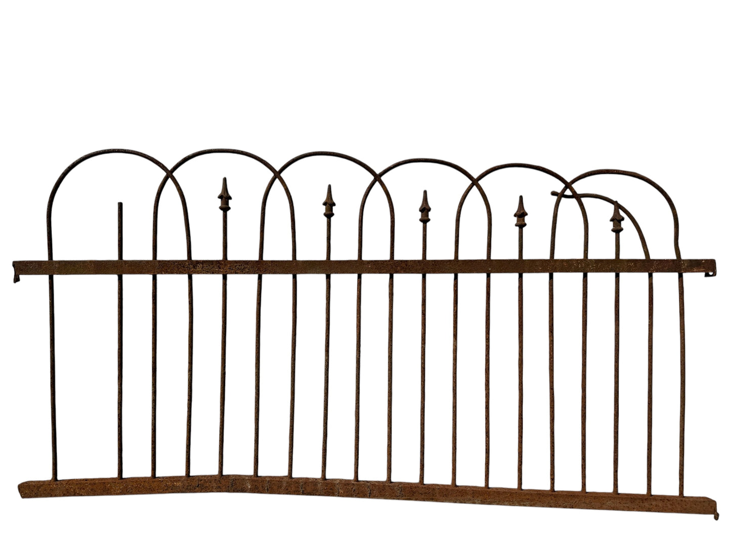 39 Feet of Antique Wrought Iron Hairpin Fencing GA20855