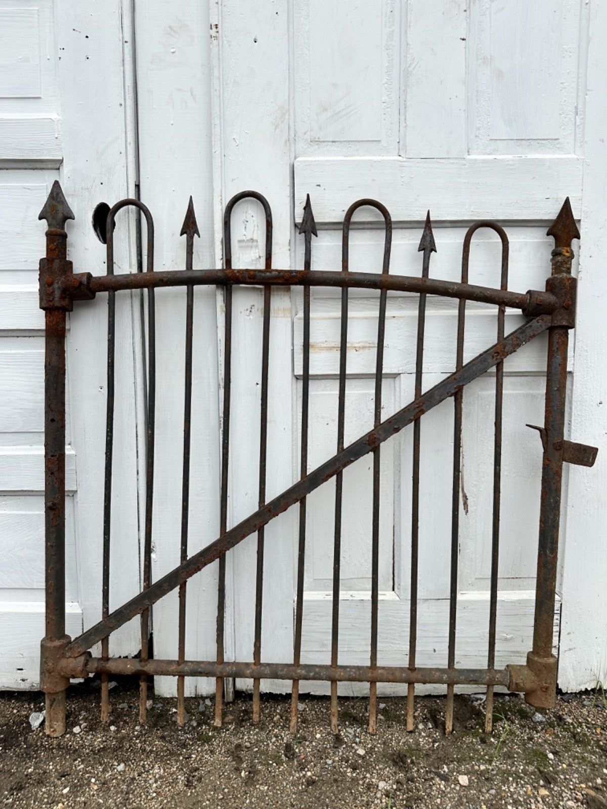 Antique Iron Hairpin / Spear Top Garden Gate GA20254