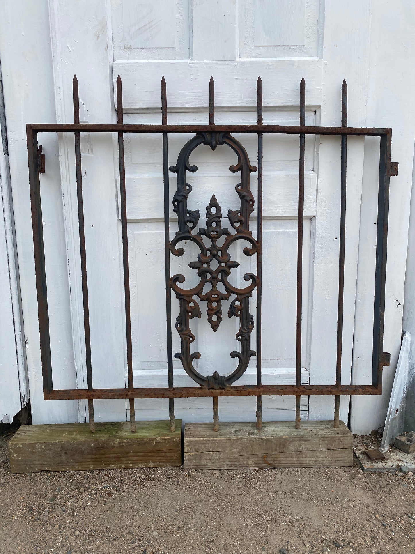Antique Iron Gate GS20213- 40 3/4" wide x 34 1/2" tall
