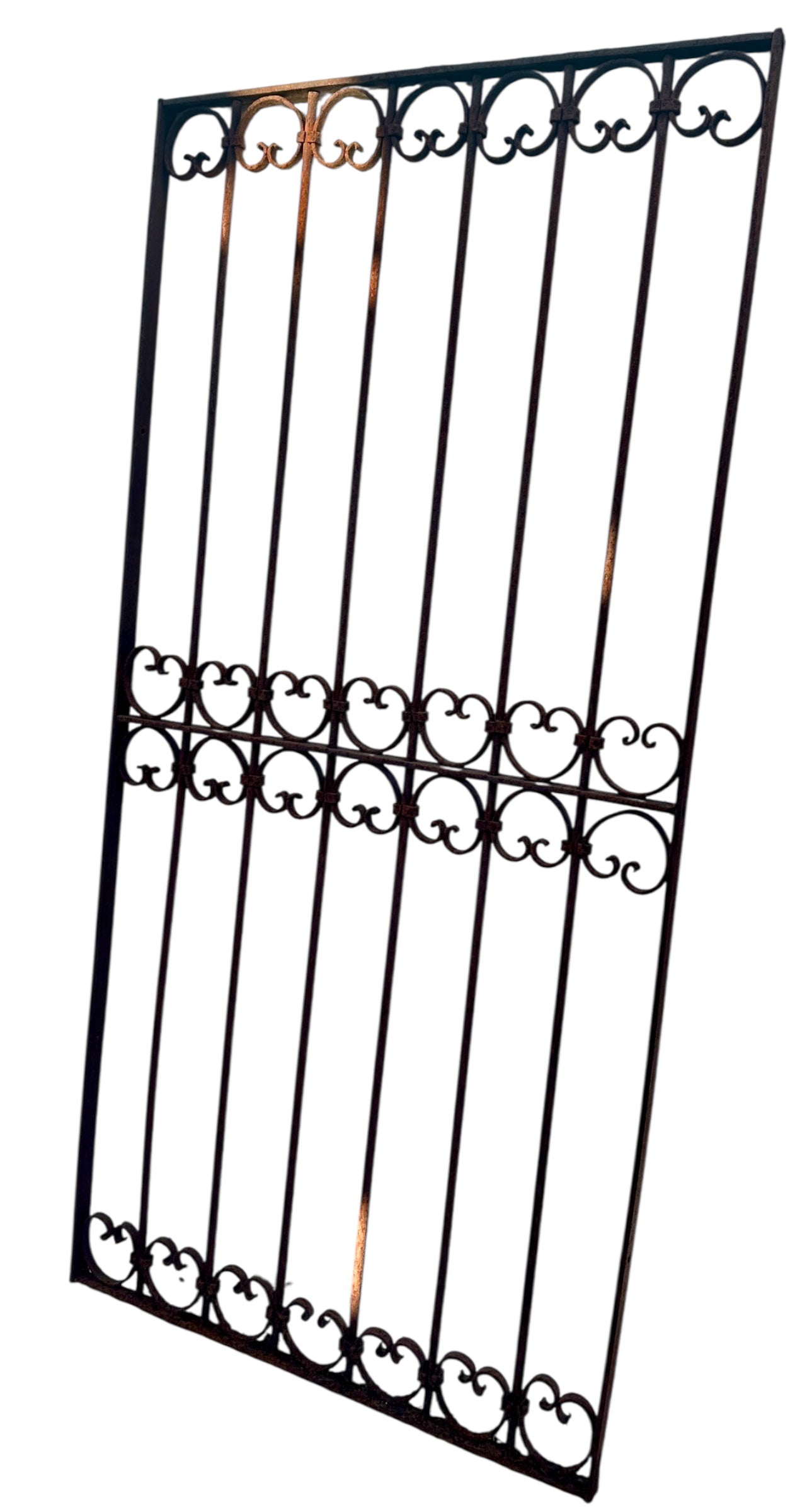 Antique Wrought Iron 67" Tall Gate GA20639