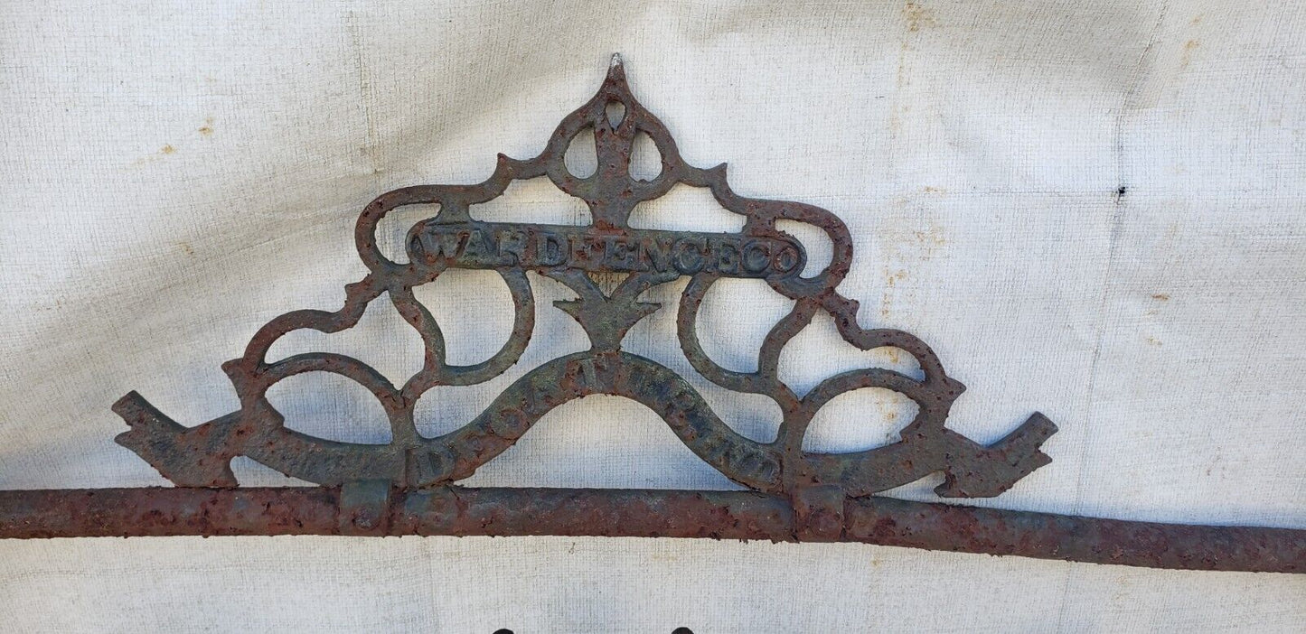 Wrought Iron Yard or Garden Gate 35" Wide by 41 3/4" Tall GA9594