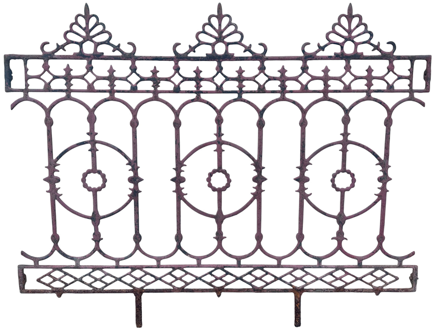 37 Ft of Antique Iron Fencing GA21039