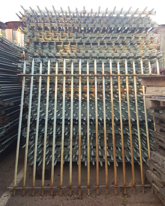 Large Lot of Reclaimed Military School Iron Fencing 1200 Linear Feet Reduced!
