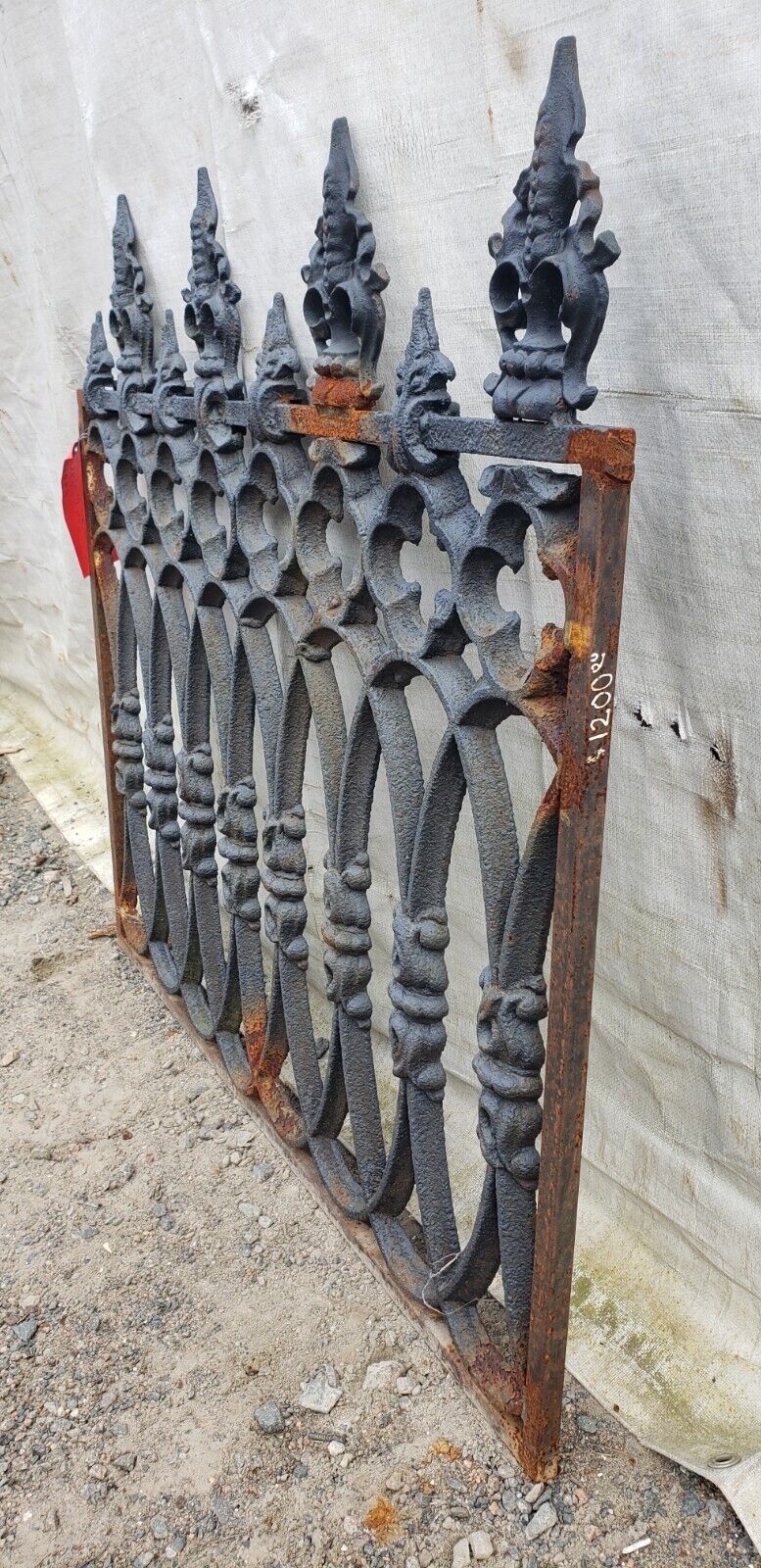 Ornate Heavy Duty Wrought Iron Gate Panel 38 1/2" W x 36" T GA9537
