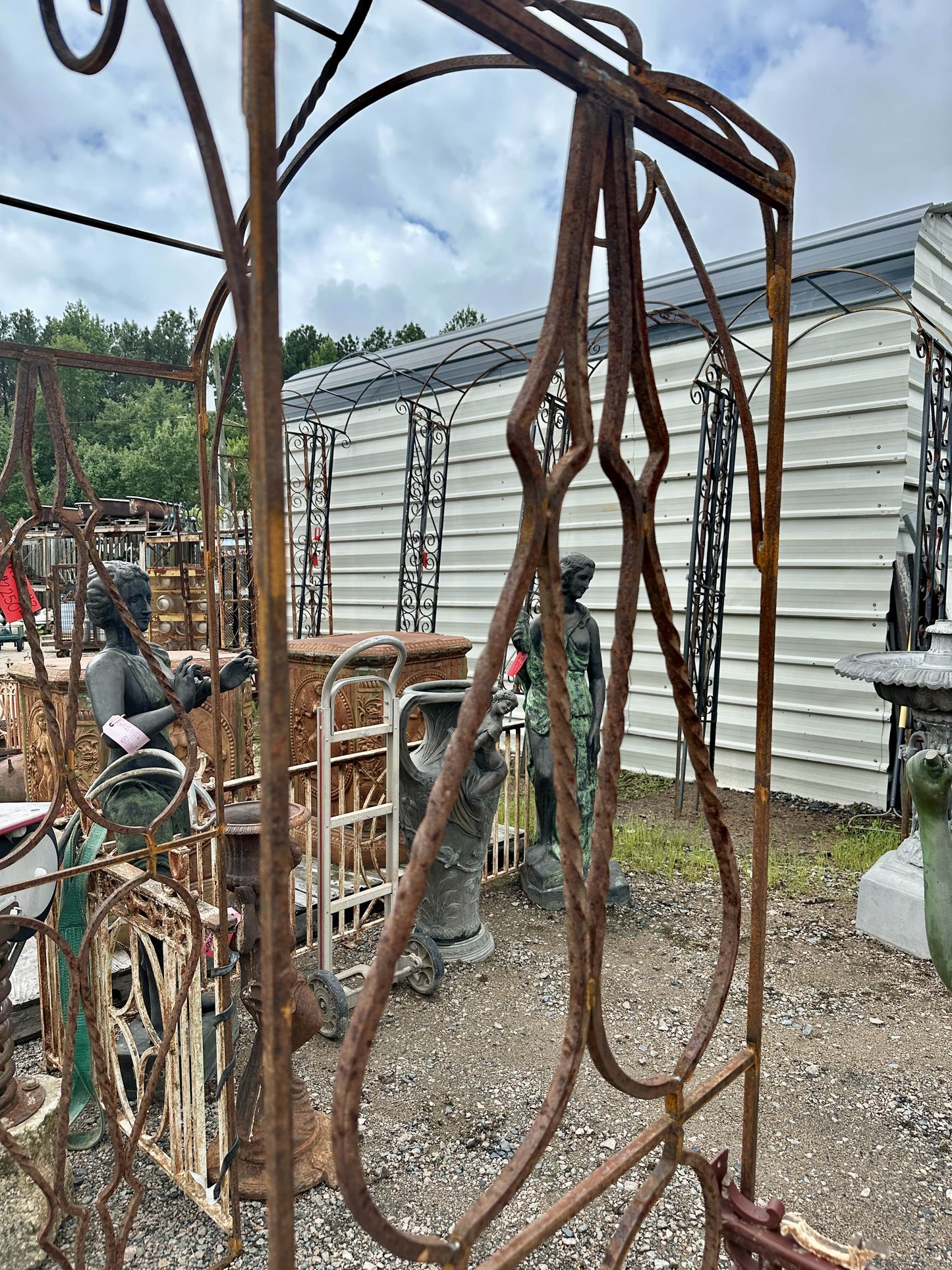 Custom Wrought Iron Arbor GA20242