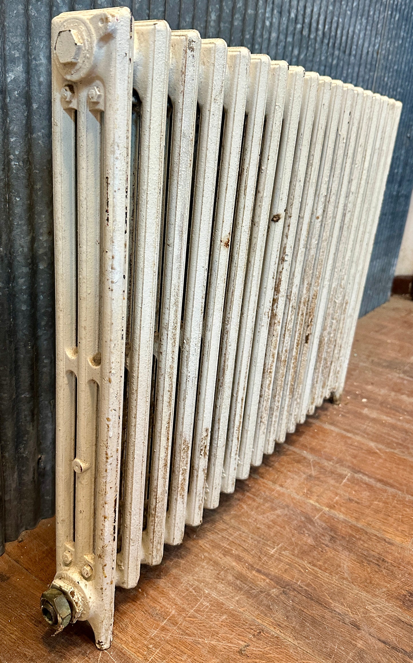 Antique Cast Iron Radiator - 33" Long x 25" Tall - GA20998