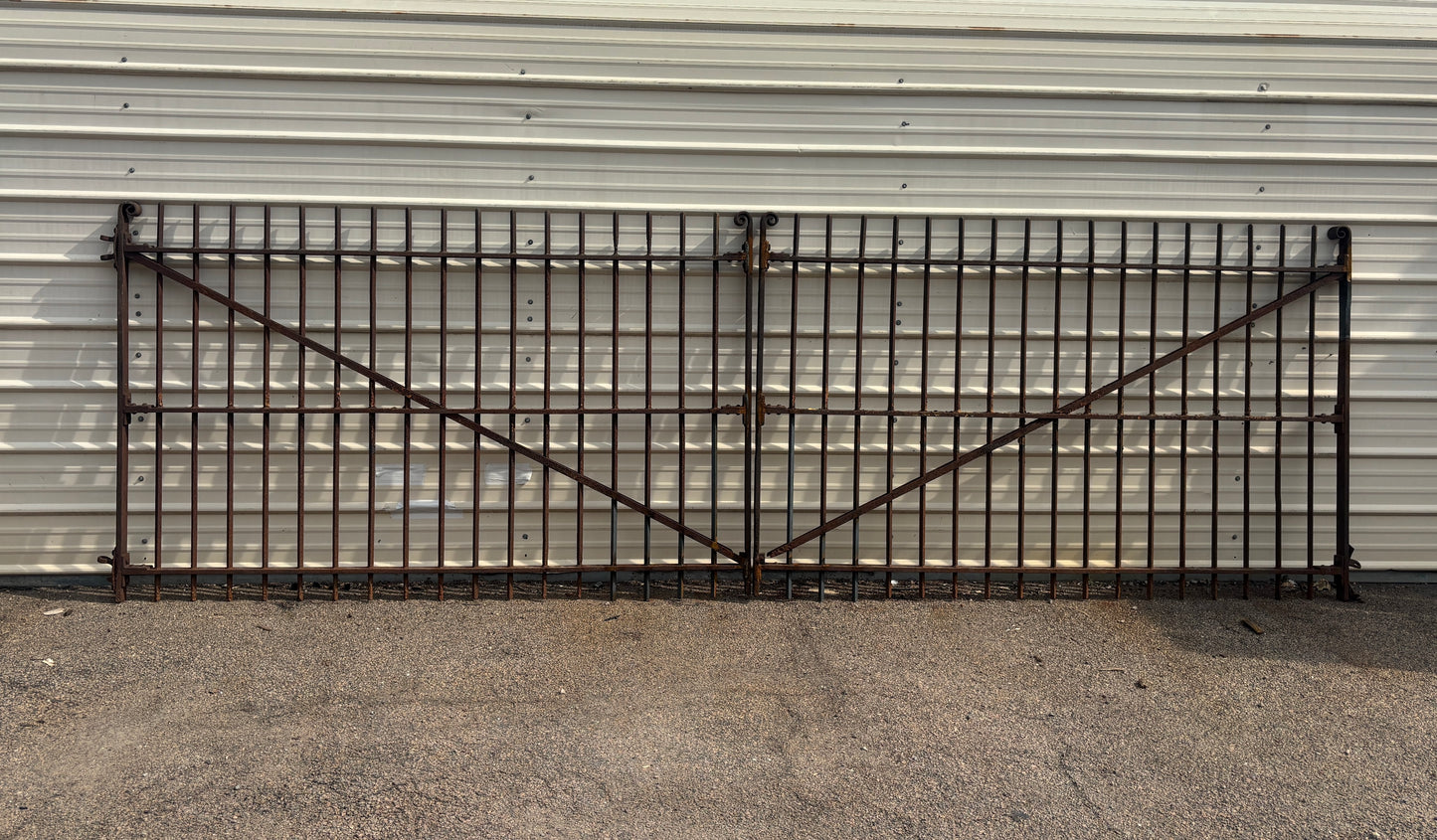 Late 1800s Wrought Iron Driveway Gates - Fully Restored GA21197