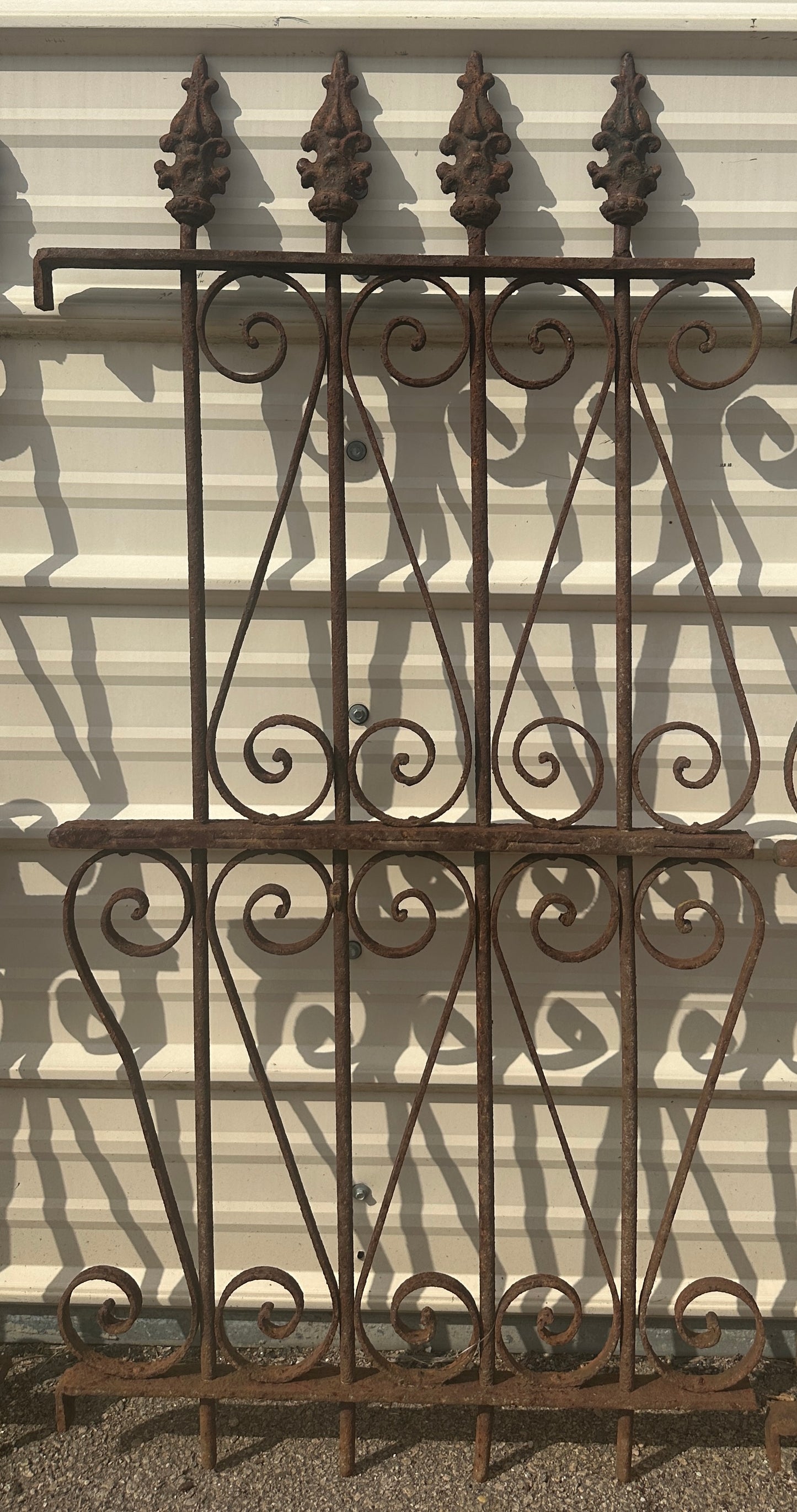 23 Ft of Antique Wrought Iron Fencing GA20809