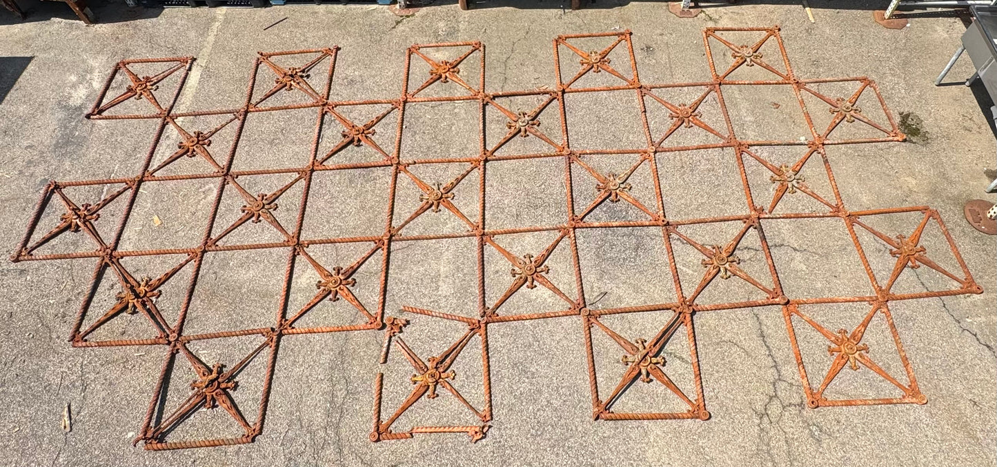 Set of 24 Iron Ceiling Tiles GA21393