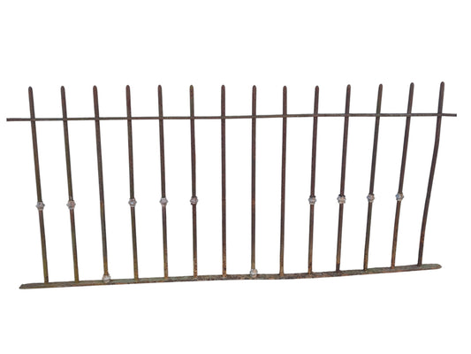 14 feet of antique iron fencing GA21096