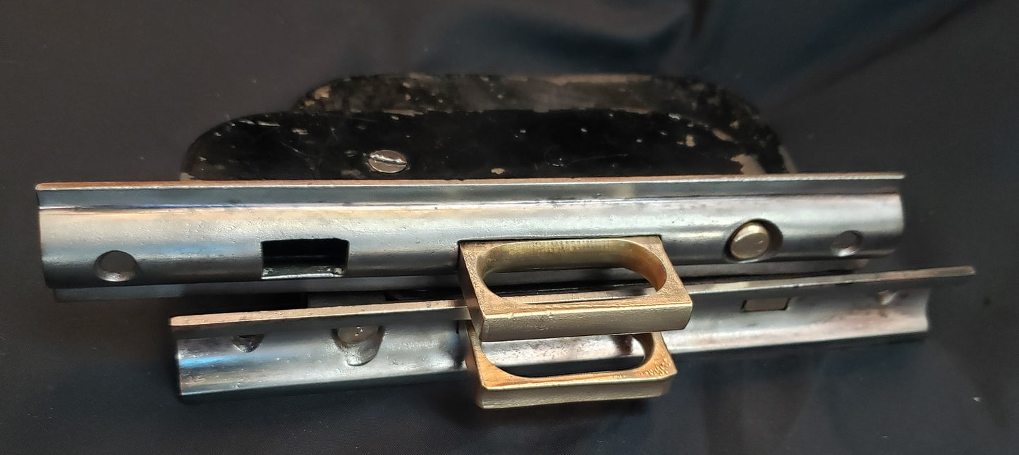 Restored Pocket Door Lock Set 5 1/2" x 3 1/2 GS01055