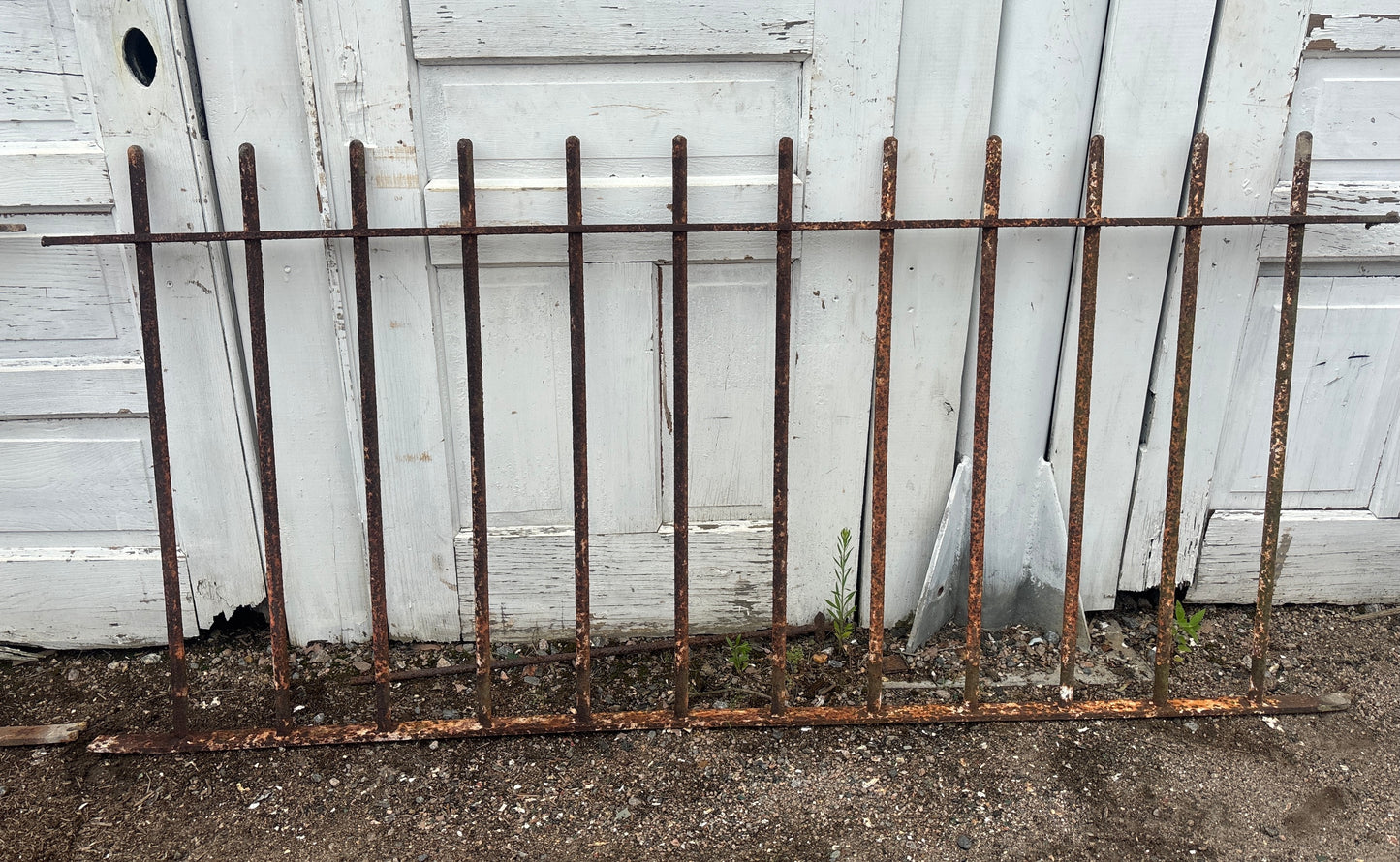 12 Feet of Wrought Iron Picket Fencing GA21281