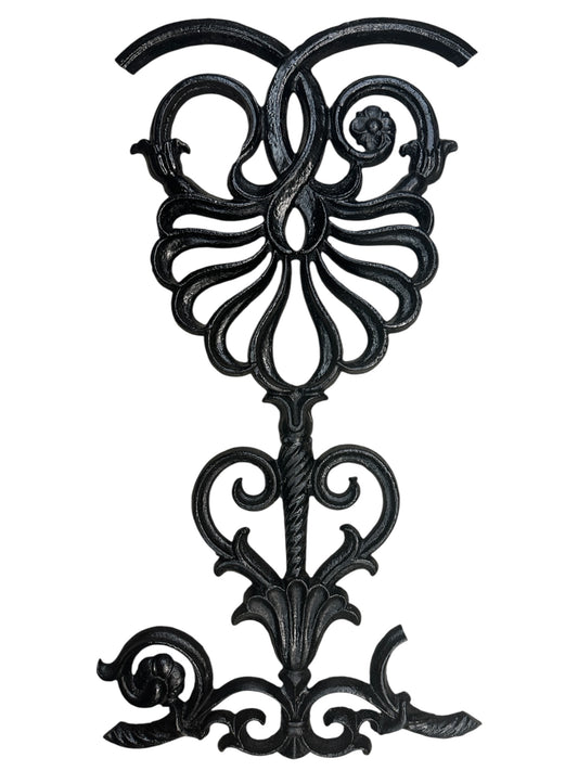 Restored Antique Iron Decorative Fence Panel GA20708