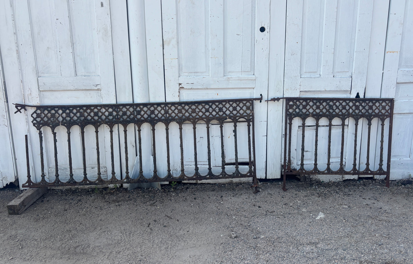 10 Feet of Wrought Iron Fence Panels GA21256