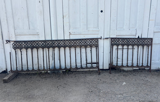 10 Feet of Wrought Iron Fence Panels GA21256