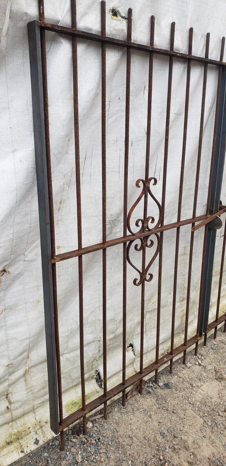 Pair of Wrought Iron Gate Panels 70" W x 58" T GA9533
