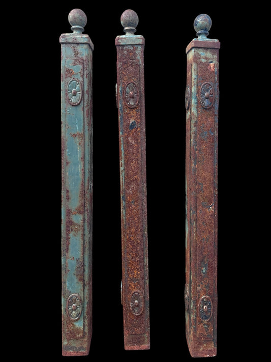 Vintage Cast Iron Posts - 3 Available - GA21050