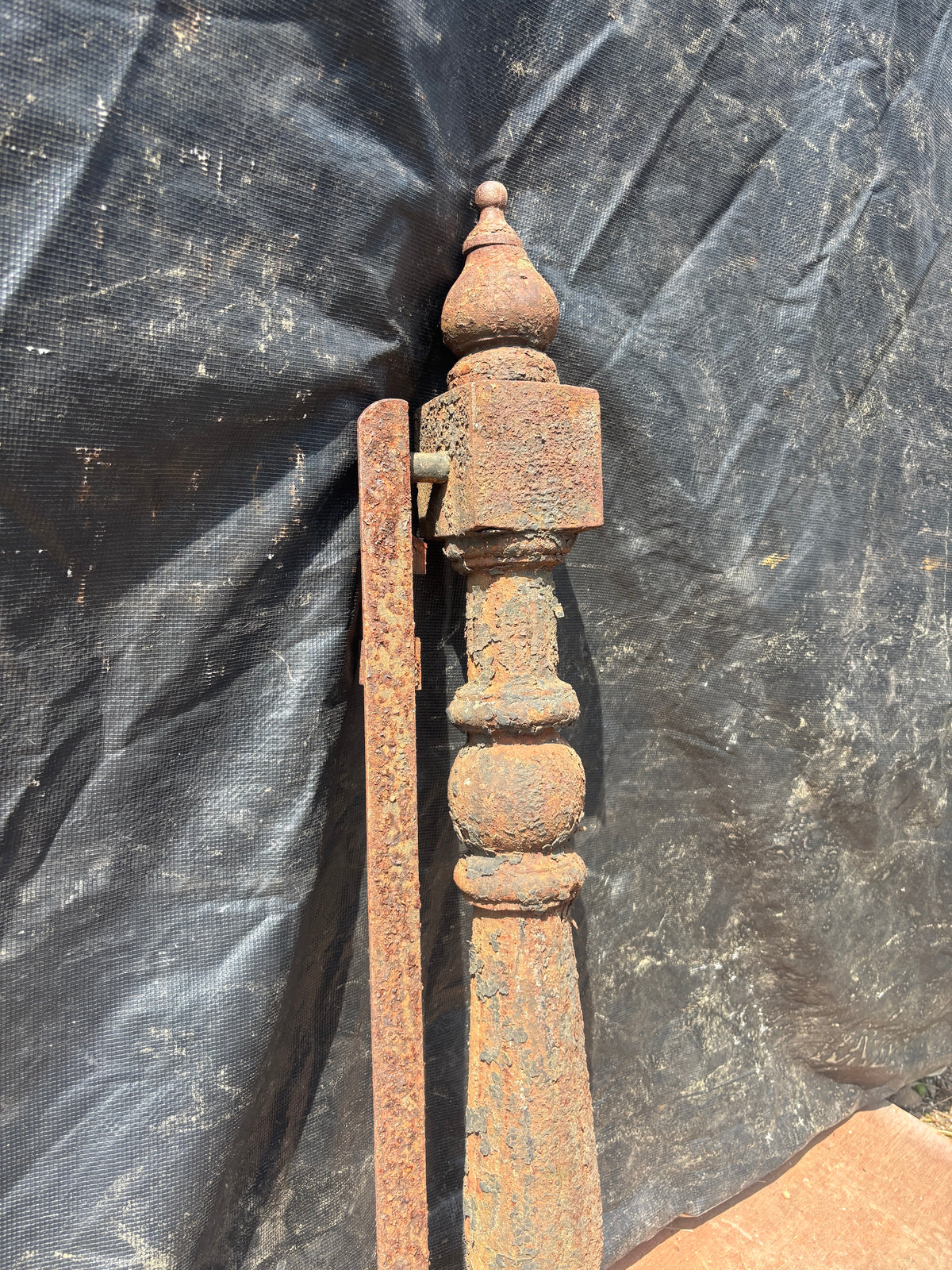 Set of 7 Cast Iron Newel Posts GA21589