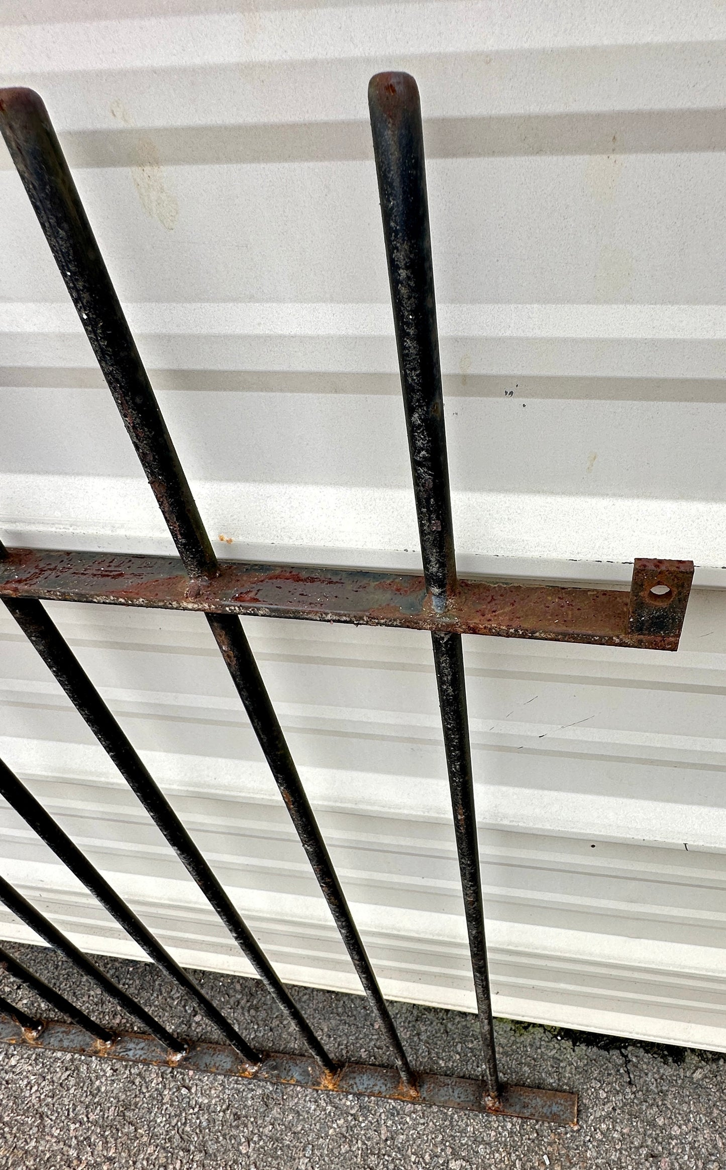 41 Linear Ft of Restored Iron Window Grates GA20439