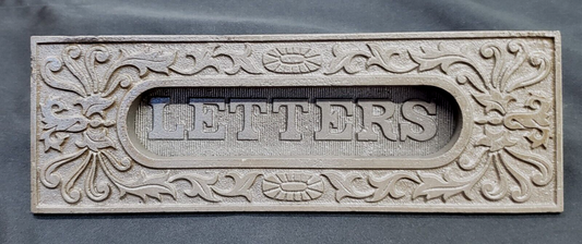 Reproduction Art Nouveau Cast Iron Letter Slot 7" Wide by 2 1/4" Tall GS00219