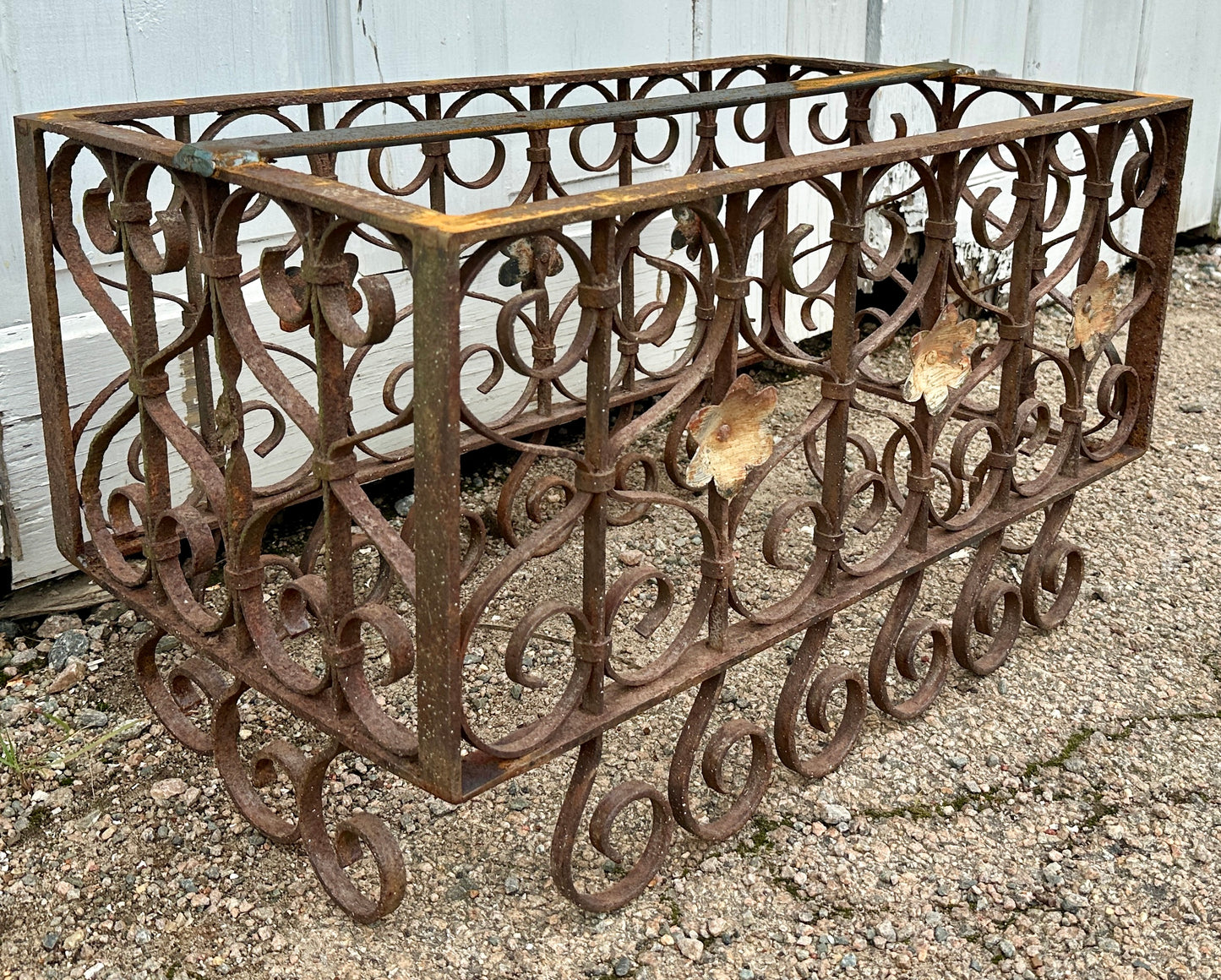 Repurposed Antique Iron Chandelier Shade GA20342