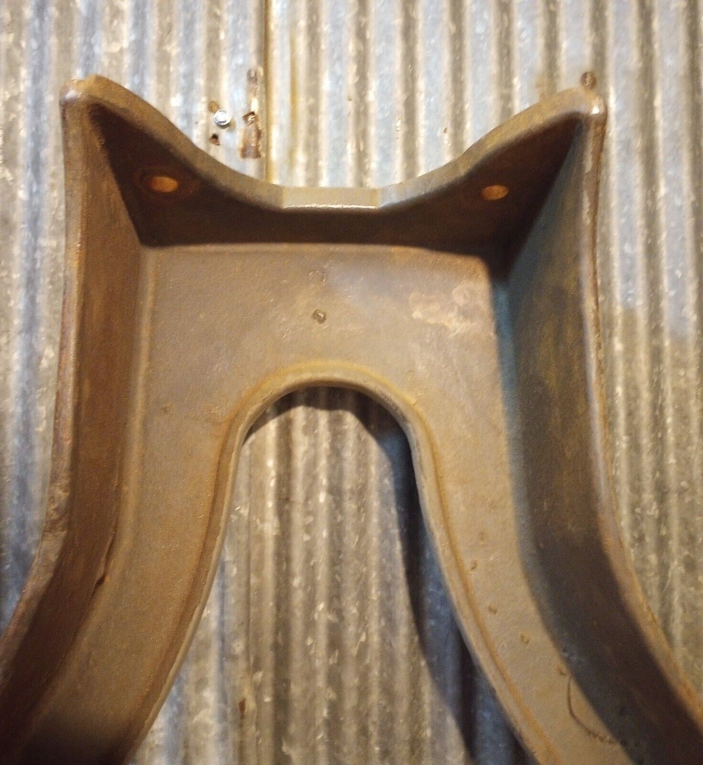 Pair of Cast Iron Machine Legs 21 1/8" T x 25 1/4" W