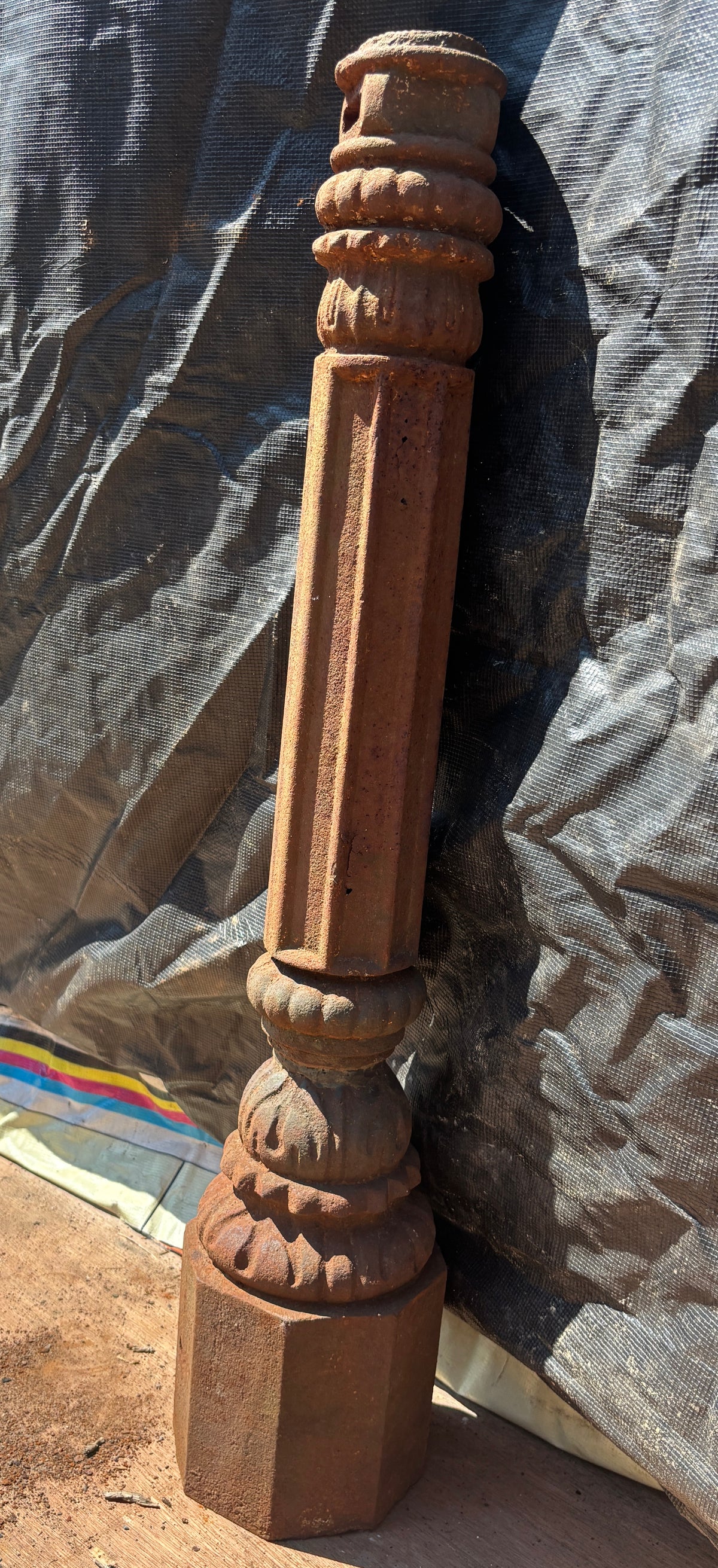 Cast Iron Newel Post GA21553