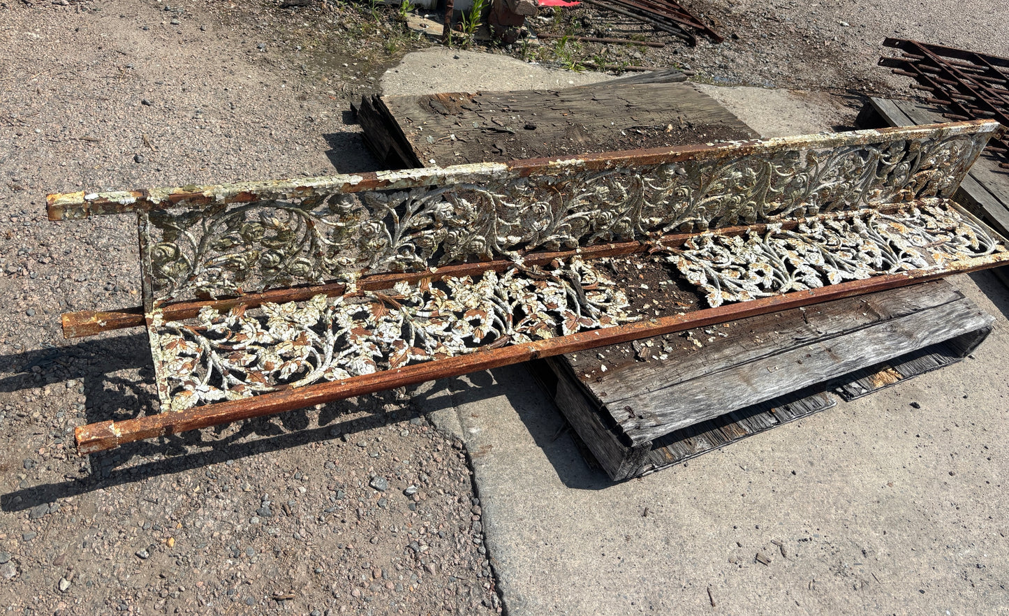 Floral Cast Iron Porch Posts GA21250