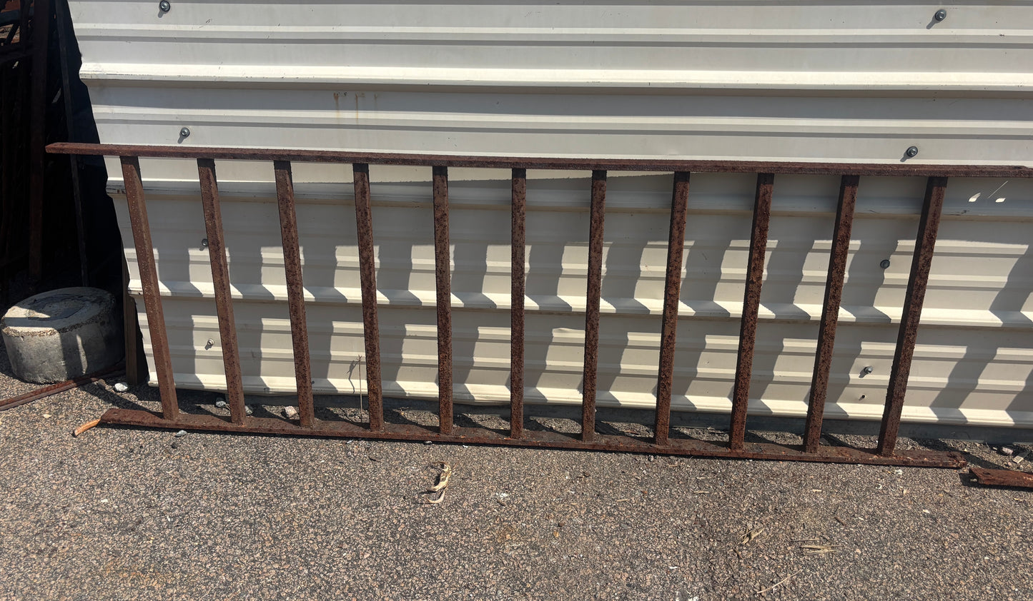 71 Feet of Wrought Iron Fence Panels GA21257