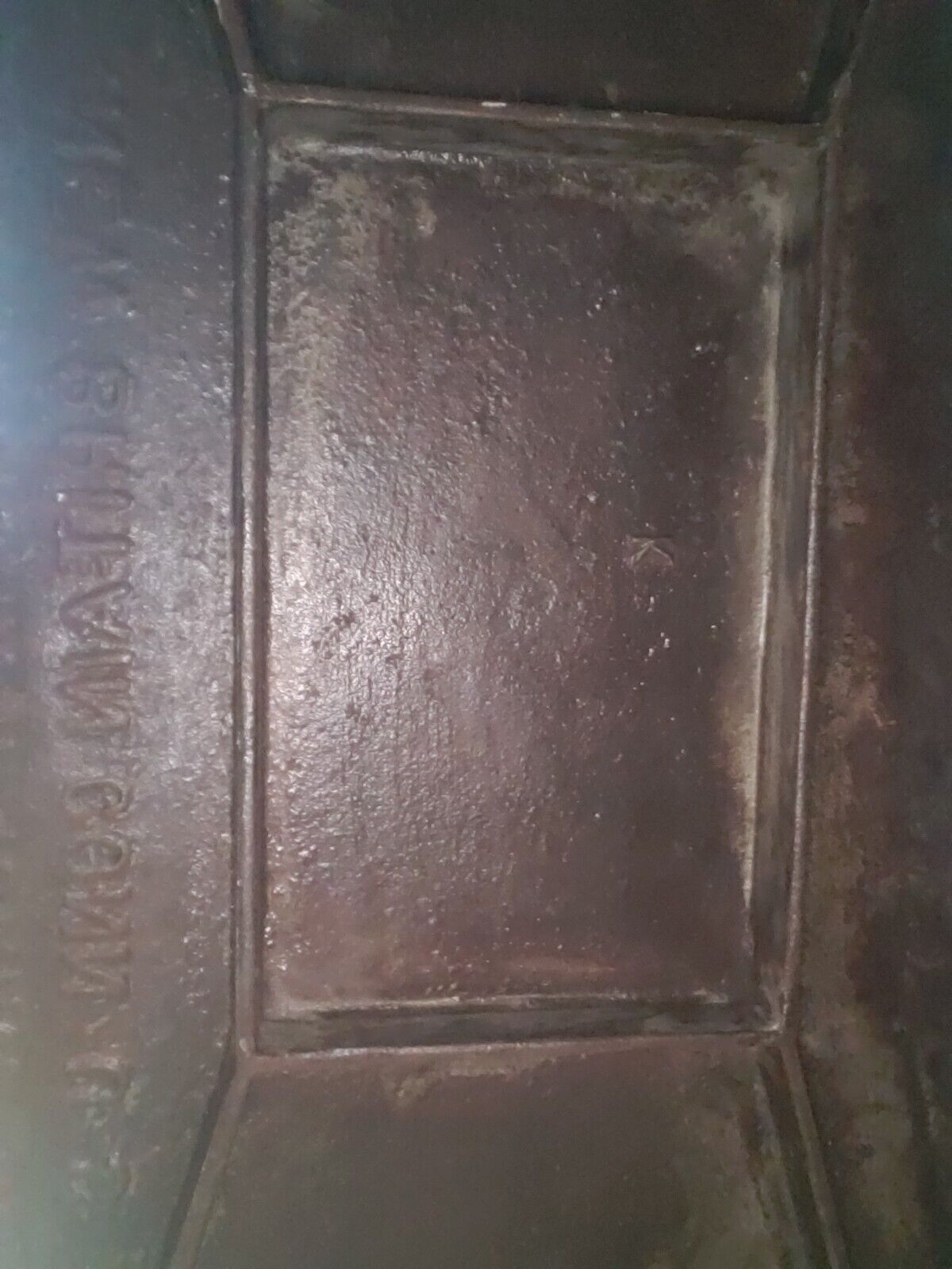 Salvaged Factory Cast Iron Three Tiered Etagere Shelf