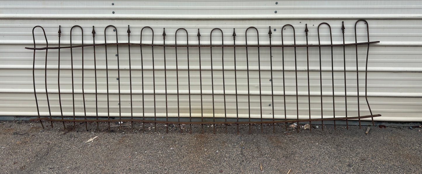47 Feet of Wrought Iron Fence Panels GA21223