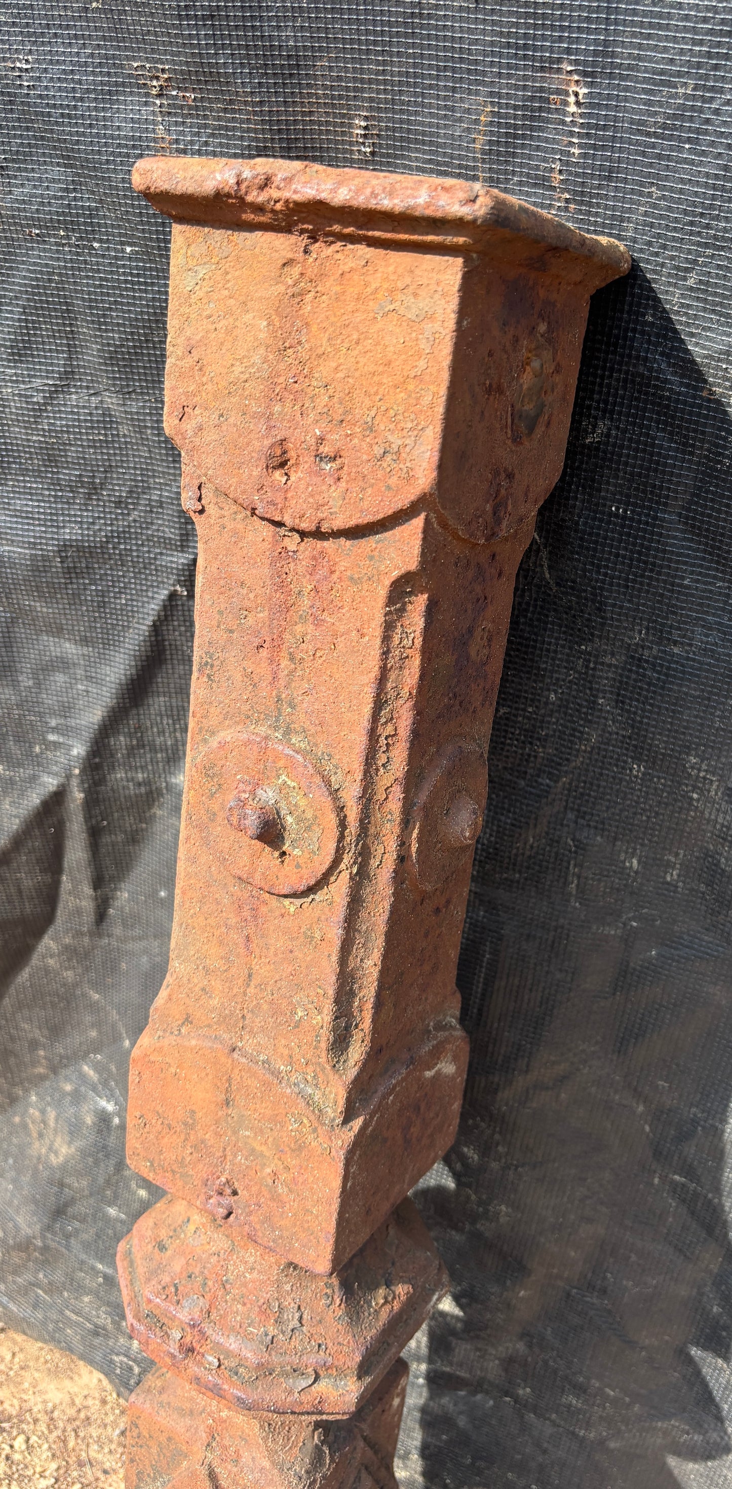 Set of 4 Cast Iron Newel Posts GA21582