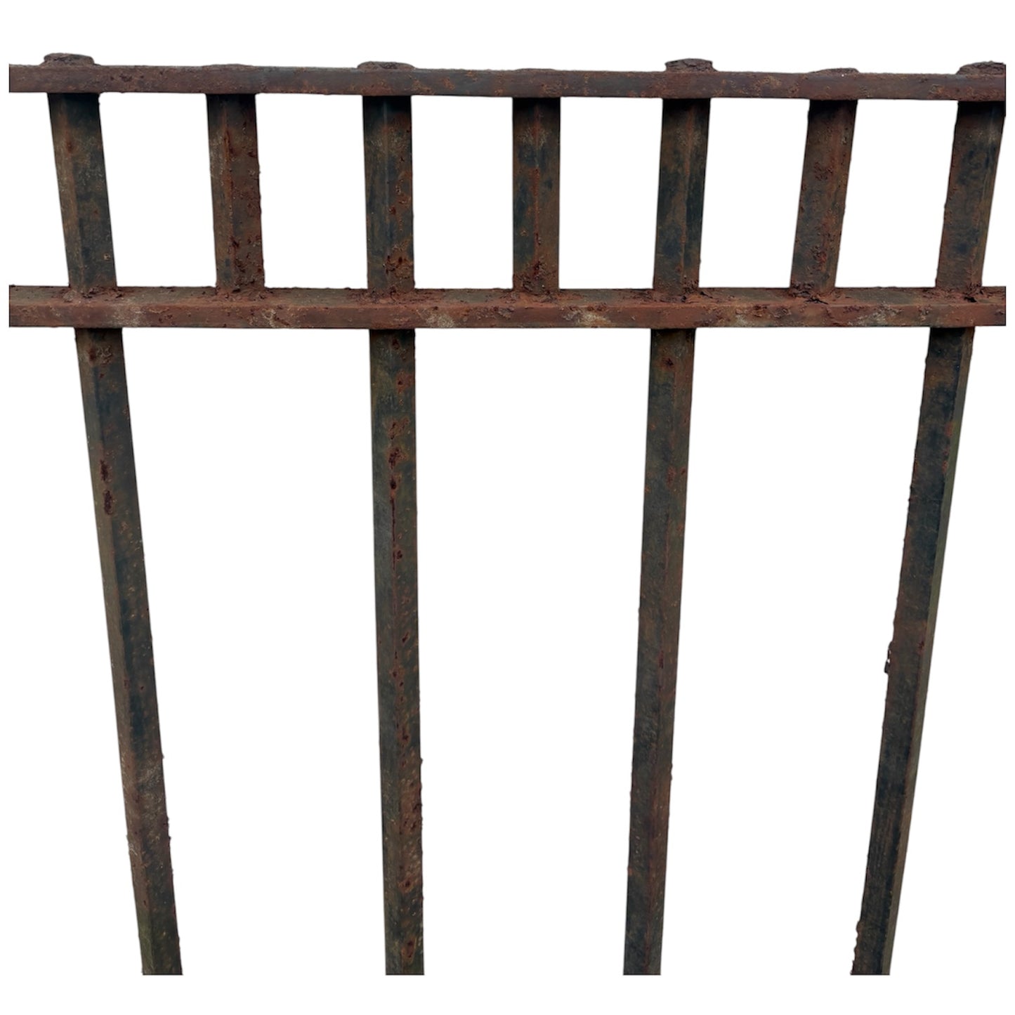 126ft Mid-Century Brutalist Modern Style Iron Fencing GA21067