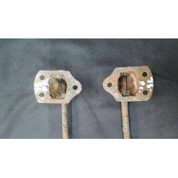 Pair of Iron Shutter Dogs #GA4284