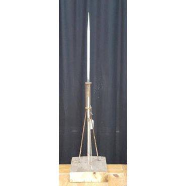 Reclaimed Wrought Iron and Wood Lightning Rod #GA169