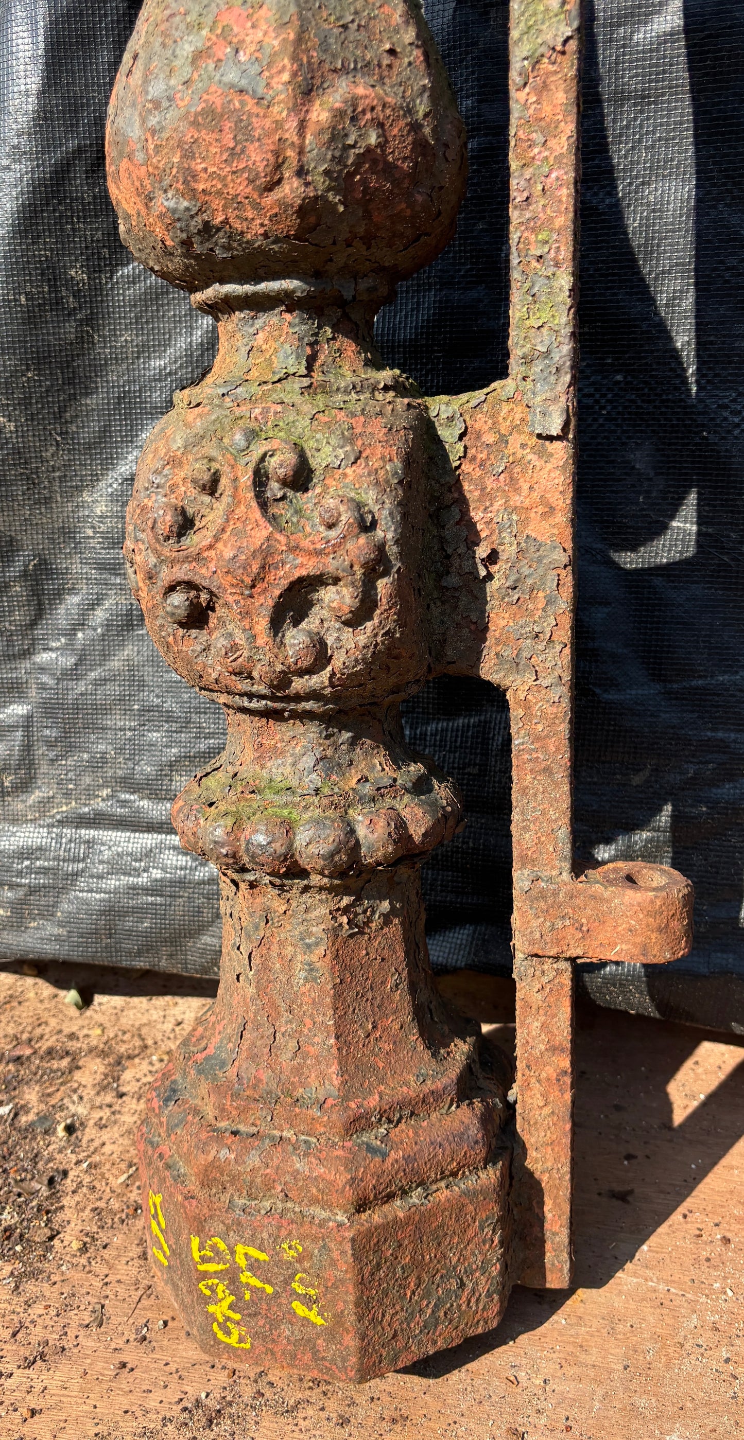 Pair of Cast Iron Newel Posts GA21577