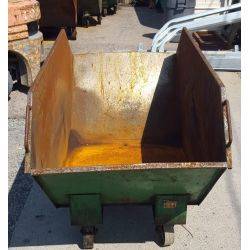 Large Industrial Factory Rolling Scrap Bin Cart