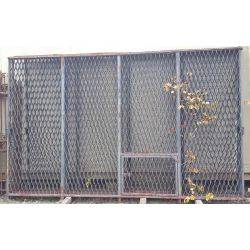 Iron Diamond Grid Fencing Panels (Lot of 9) #GA4237