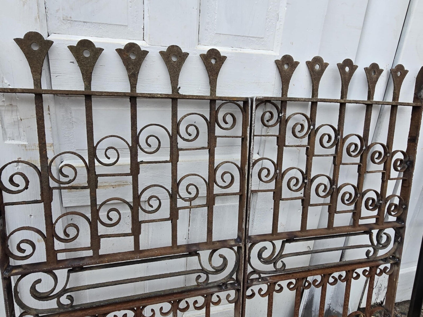 Antique Iron Garden Gate Pair GAM0460