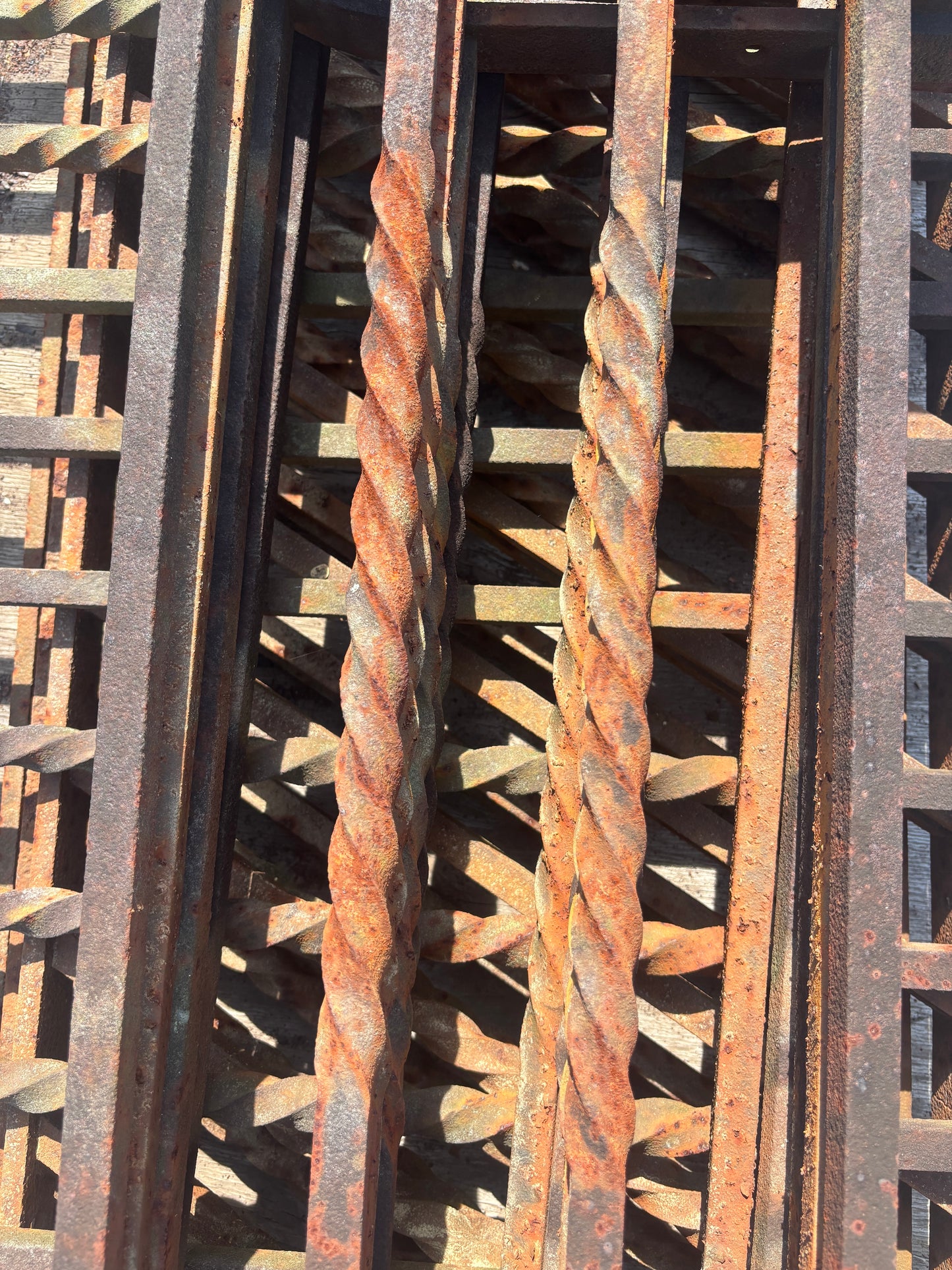 46.5 Feet of Wrought Iron Railings GA21233