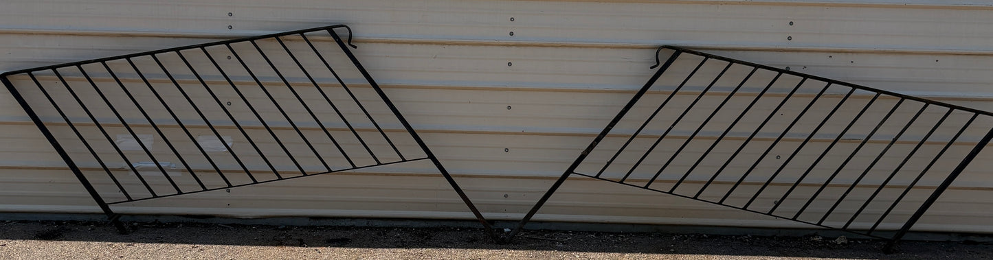 Pair of Solid Steel Porch Stair Railings GA21137