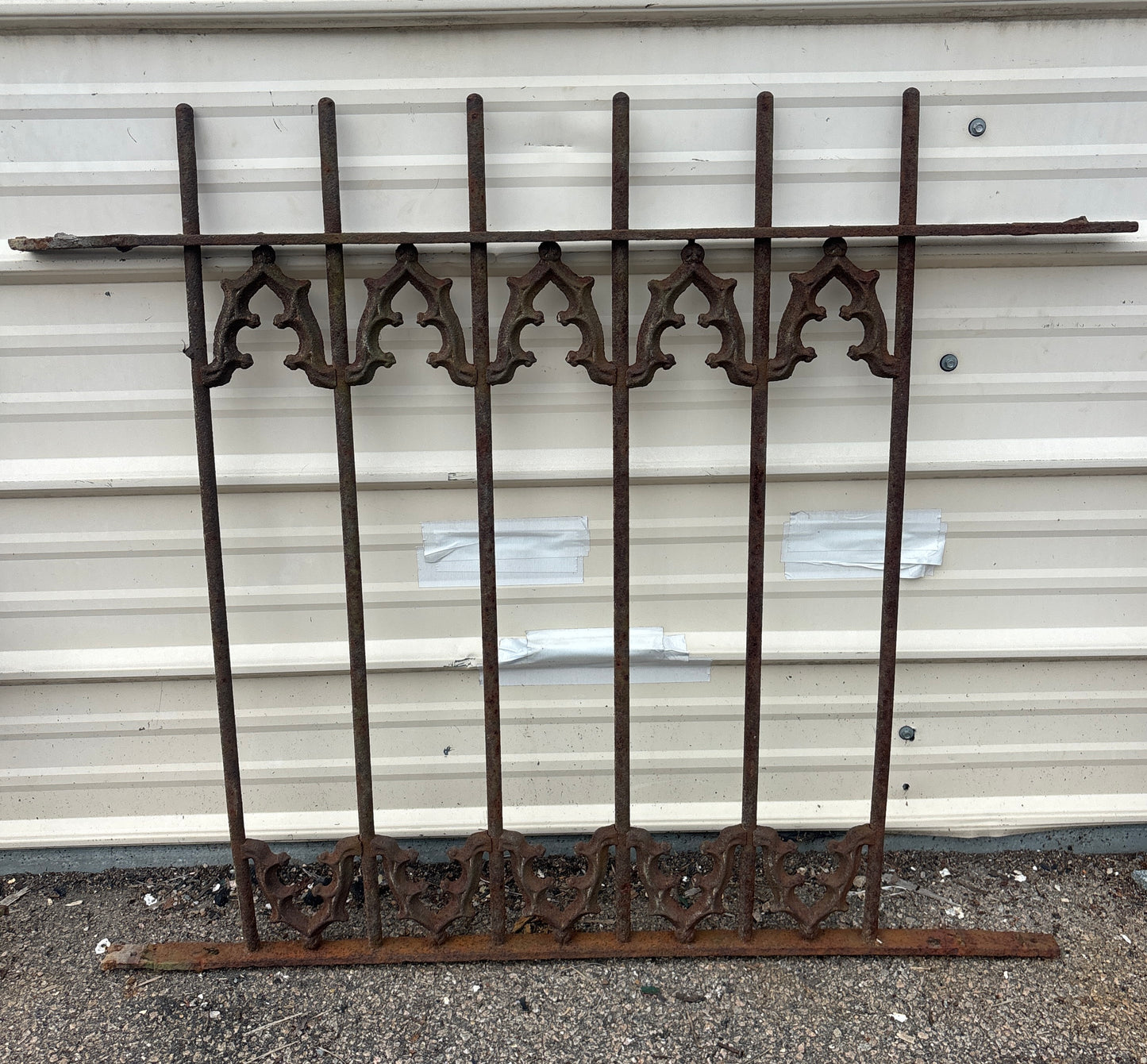 3.5 Foot Antique Iron Fence Panel GA21285