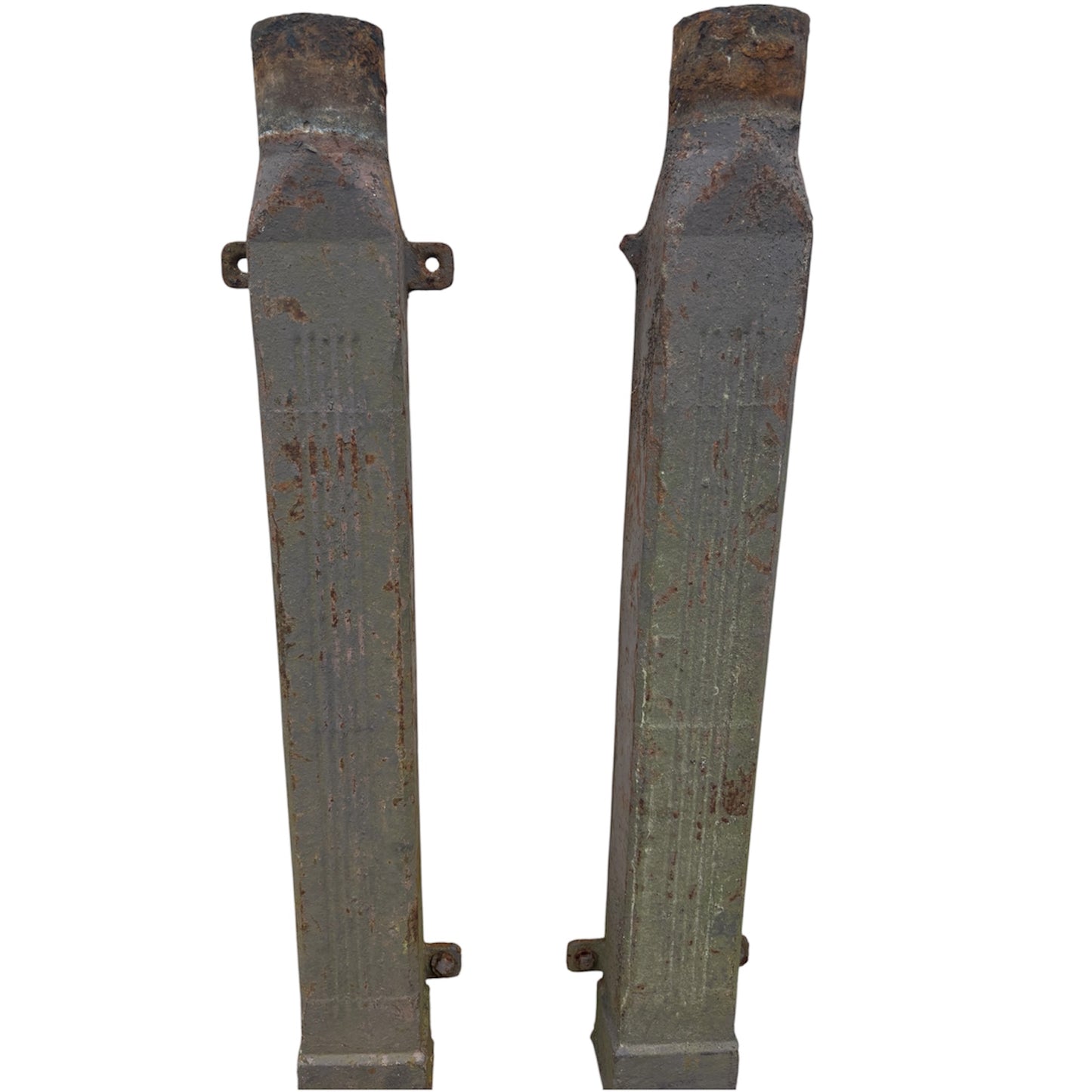 Set of 4 Antique Cast Iron Eastlake Style Victorian Gutter Spouts GA21124