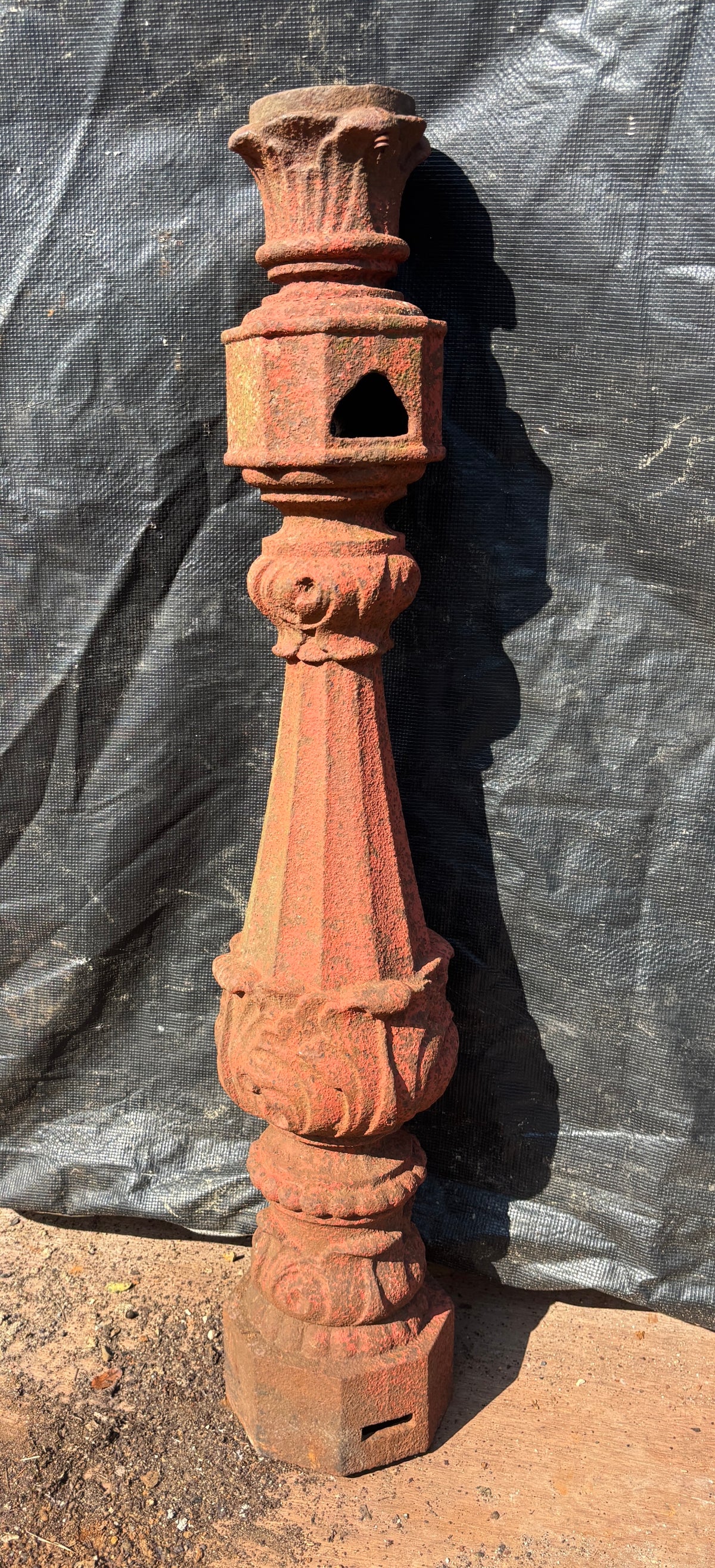Cast Iron Newel Post GA21576