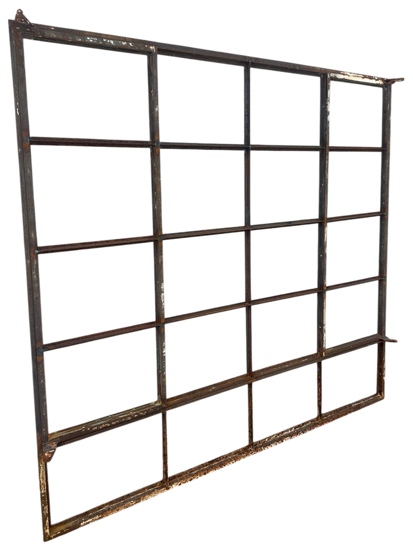 Restored 20-Pane Steel Casement Window w/ Swing Outs - 69.5" x 63" - GA20871
